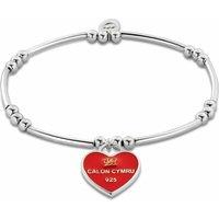 Clogau Women's WRU Sterling Silver Welsh Heart Affinity Bracelet in Metallics