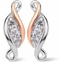 Clogau Women's Past Present Future Sterling Silver Earrings with Topaz in Metallics