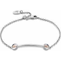 Clogau Women's Insignia Sterling Silver Curve Bracelet in Metallics