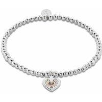 Clogau Women's Cariad Sterling Silver Sparkle Affinity Bracelet with Topaz in Metallics