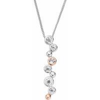 Clogau Women's Celebration Sterling Silver Drop Pendant with Topaz in Metallics
