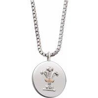 Clogau Women's WRU Sterling Silver Welsh Dragon Pendant in Metallics