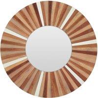 Orsina Barn Natural Wood Wall Mirror