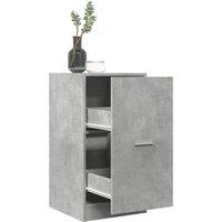 Apothecary Cabinet Concrete Grey 40x41x77.5 cm Engineered Wood