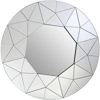 Orsina Roona Wall Mirror in Silver