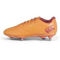 Canterbury Phoenix Genesis Pro Leather Soft Ground Rugby Boots in Orange | Size: 12