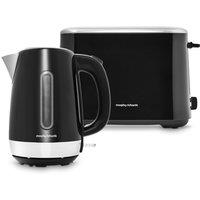 Morphy Richards Equip Kettle & Toaster Set in Black