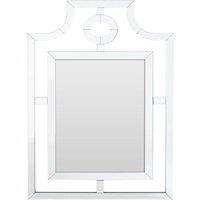 Orsina Nicolette Cut Out Design Silver Wall Mirror