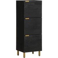 Highboard Black 40x33x110 cm Engineered Wood