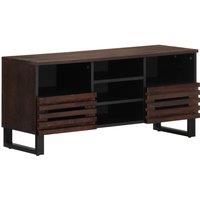 TV Cabinet Brown 100x34x46 cm Solid Wood Mango