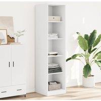Wardrobe White 50x50x200 cm Engineered Wood