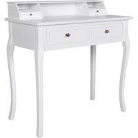 Berkfield Home Modern Vanity Makeup Table in White