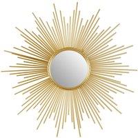 Orsina Cristal Wall Mirror in Gold