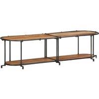 Berkfield Home TV Cabinet 160x42x40 cm Solid Wood Acacia in Brown | Size: 160 x 42 x 40 cm