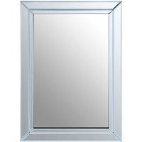 Orsina Sana Large Square Bevelled Wall Mirror in Clear