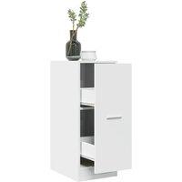 Berkfield Home Apothecary Cabinet White 30x41x77.5 cm Engineered Wood