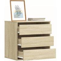 Corner Chest of Drawers Sonoma Oak 60x41x58 cm Engineered Wood