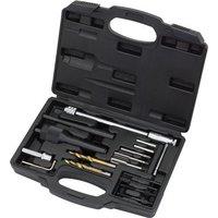 Autojack 16 Piece Glow Plug Removal Thread Repair Kit in Black | Size: 1000mm x 400mm