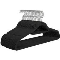 Home Republic Black Velvet Hangers Set of 30