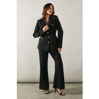 High Waist Flare Trousers