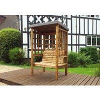 Charles Taylor Trading Bramham Two Seater Arbour Grey in Brown