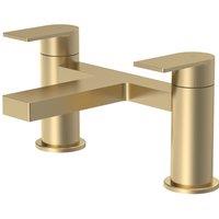 Balterley Contemporary Deck Mounted Bath Filler Tap Brushed Brass in Metallics