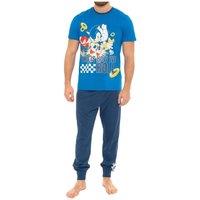 Sonic the Hedgehog Men's Gaming Pyjamas in Blue | Size: 2XL