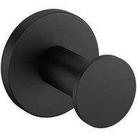 Cosmic Towel hook, Robe hook, Coat hook, Matt Black, Architect S+ Collection in Black