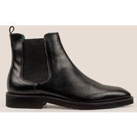Oswin Hyde Men's Michael Chelsea Leather Boots in Black | Size: 11