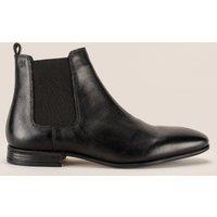 Oswin Hyde Men's Darwin Leather Chelsea Boots in Black | Size: 11