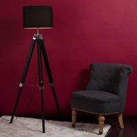 ValueLights Clipper Black Floor Lamp Base