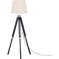 ValueLights Clipper Black Floor Lamp