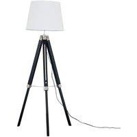 ValueLights Clipper Black Floor Lamp