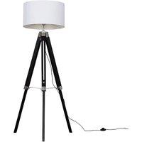 ValueLights Clipper Black Floor Lamp