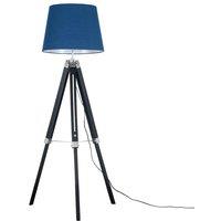 ValueLights Clipper Black Floor Lamp