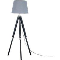 ValueLights Clipper Black Floor Lamp
