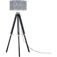ValueLights Clipper Black Floor Lamp