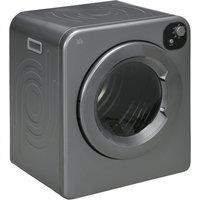 HOMCOM 6kg Vented Tumble Dryer, Freestanding, Wall Mounted, Stackable, Portable Dryer with 7 Programmers in Grey