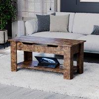 Home Discount Vida Designs Lift Up Coffee Table Storage Living Room Furniture in Dark Brown