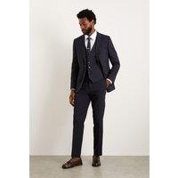 Burton Men's Navy Slim Fit Essential Suit Trousers | Size: 30R