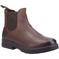 Cotswold Men's 'Farmington' Full Grain Leather Boots in Brown | Size: 12