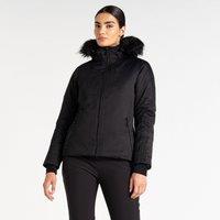Dare 2b Women's Frenzied Waterproof Ski Jacket in Black | Size: 16
