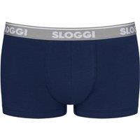 Sloggi Men's Go ABC Hipster Trunks 6 Pack in Dark Blue | Size: Small