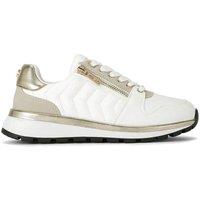 Carvela Women's 'Pace Zip' Trainers in Beige | Size: 3