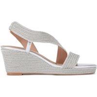 Carvela Women's 'Gala Wedge Jewel 70' Heels in Silver | Size: 6