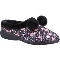 Fleet & Foster Women's Buzzard Mule Slipper in Black | Size: 5
