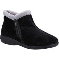 Fleet & Foster Women's Perendale Slippers in Black | Size: 4