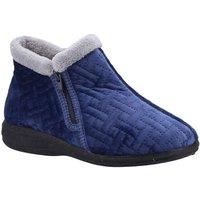 Fleet & Foster Women's Perendale Slippers in Navy | Size: 7