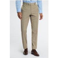 Racing Green Men's Check Jacket in Beige | Size: 48R