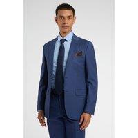 Racing Green Men's Regular Fit Blue Jacket | Size: 48R